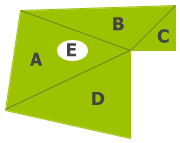 area prato a rotoli irregolare